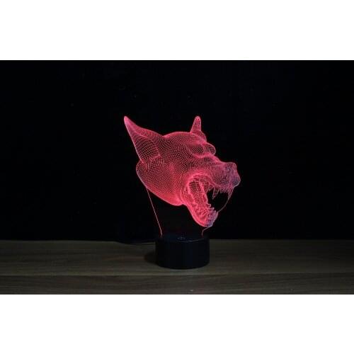 Lastest design with angry sheep shape usb generation 7 colors and automatic color with touch power generation