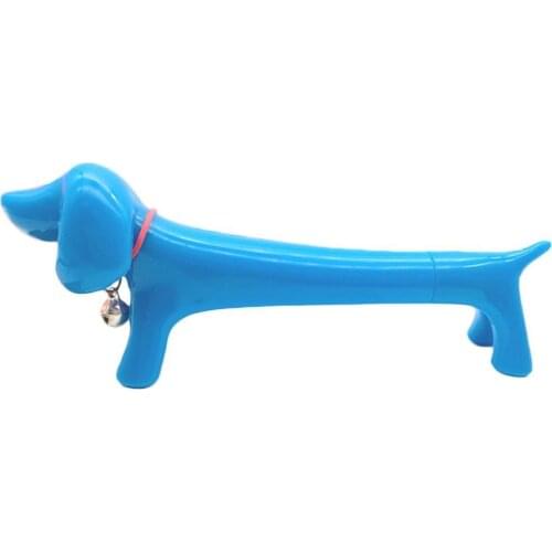 2021 New 1Pc Cute Dog Puppy Shape Ink Filled Gel Ballpoint Pen Office School Stationery