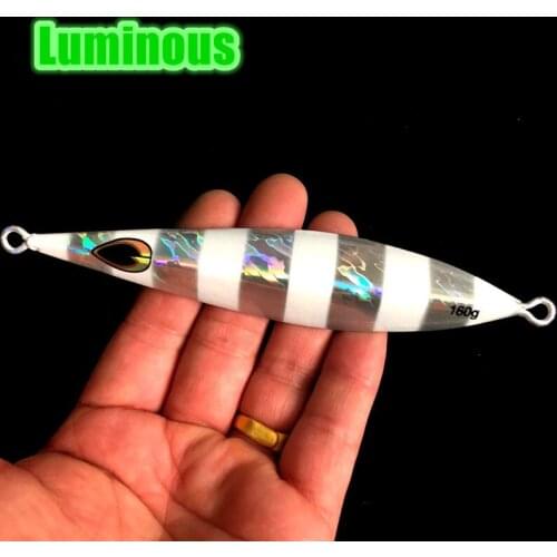 Mackerel Fish Bait Slow Shaking Jigbait Fishing Lure 20g 30g 40g 60g Long Cast Jigs Feather Hook Artificial Lures 1 Piece Sale