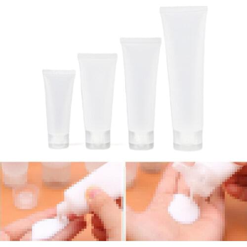 Empty Portable Tubes Squeeze Cosmetic Containers Cream Plastic Bottles