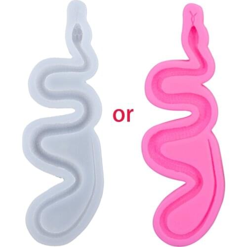 Q39C Snake Decoration Silicone Mold Jewelry Epoxy Resin Casting Jewelry Tool Making Resin Diy Craft Home Decoration