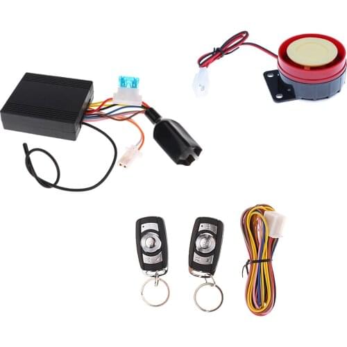 Universal Motorcycle Anti-theft Alarm Security System Engine Remote Control