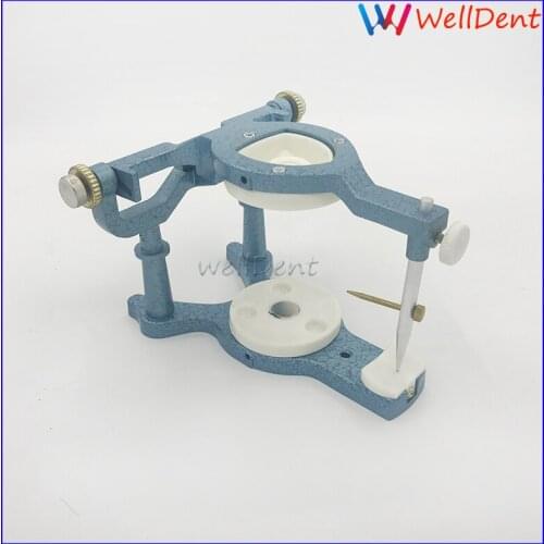 1 Pieces Dental Articulators Adjustable Laboratory Equipment Big Size Silvery Alloy Denture Magnetic Anatomic Articulator