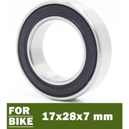 17287-2RS Bearing 17*28*7 mm ( 1 PC ) ABEC-3 17287 RS Bicycle Hub Front Rear Hubs Wheel 17 28 7 Ball Bearings