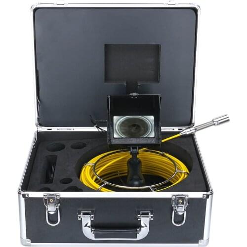 20M Handheld Industrial Pipe Inspection Video Camera Drain endoscope Sewer Pipeline Camera with 4.3 inch DVR Monitor