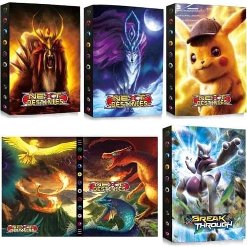 2021 Big Size 9-Pocket 432Pcs Holder Album Card Toys Collections Pokemon Cards Album Book Top Load List Binder For Children Gift