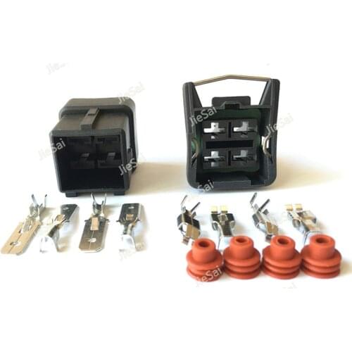 4 Pin Female Male Auto Connector 6.3 Series For VW With Terminals 357941165