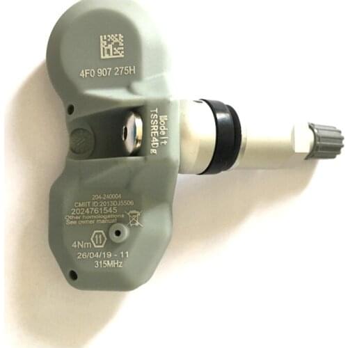 4pcs For VOLKSWAGEN TOU-AREG 2014 315MHz TPMS 4F0907275H Tire Pressure Monitoring Sensor