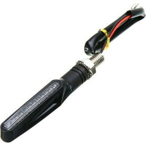 4Pcs Universal LED Motorcycle Turn Signal 12v IP68 Waterproof Stream Light Flasher Indicator Blinker Rear Lights Accessories