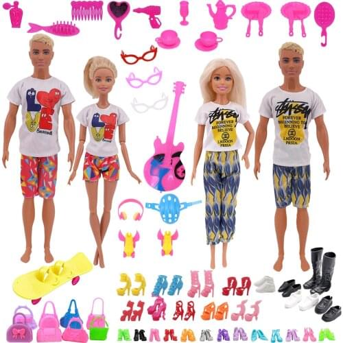 New 30cm 20 Movable Jointed Doll Toys Cute Big Blue Eyes Female Naked Nude Doll Head Body Fashion Hair Doll Toy For Barbies