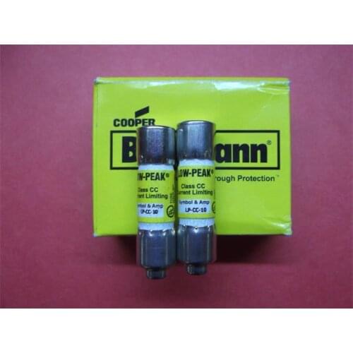 Free shipping 10pcs LP-CC-10 LOW-PEAK American BUSSMANN 10X38 delay fuse / fuse 10A genuine