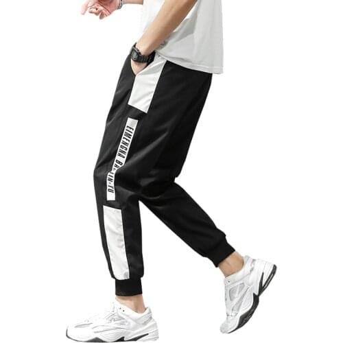 2020 Autumn Men Sweatpants Elastic Waist Design Harem Pant Street Punk Hip Hop Casual Trousers Joggers