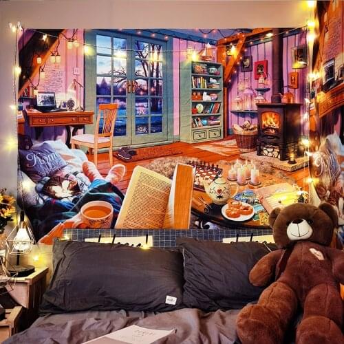 Home Decoration Accessories Decoration Murale Aesthetic Room Decor Hippie Tarot Cards Tapiz Cute Room Decor Tapisserie Gobelin