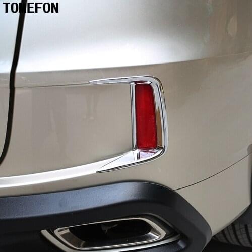 For Honda UR-V 2017 ABS Exterior Accessories Car Styling Rear Fog Light Cover Tail Fog Lights Cover Frame