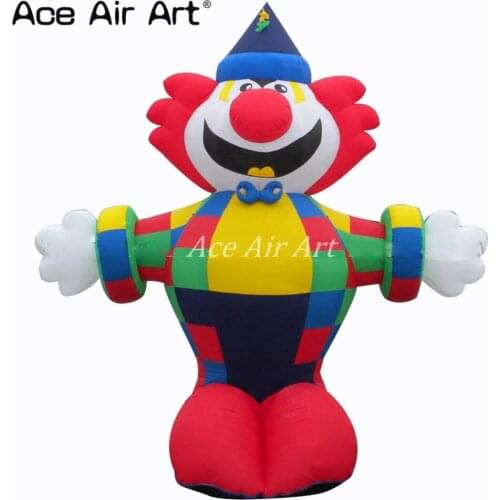 Giant colorful Advertising Large Inflatable Circus Clown cartoon model replica made in China