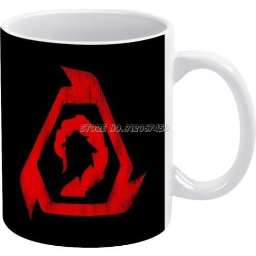 Nod Grunge Coffee Mugs Ceramic Personalized Mugs 11 Oz White Mug Tea Milk Cup Drinkware Travel Mug Nod Brotherhood Of Nod Red Cn