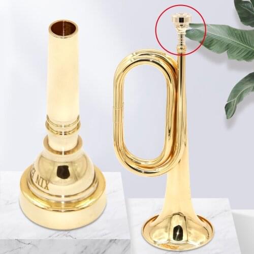 7C Trumpet Mouthpiece Instrument Accessories Copper Material Trumpet Parts for Beginner Professional Musical Lover Students