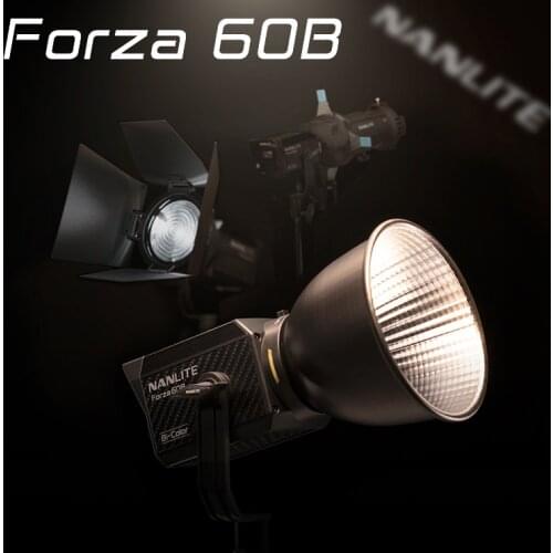 Nanlite Nanguang Forza 60 60B LED Photography Light 60W 2700K-6200K Outdoor Monolight COB Lighting Flash Strobe lamp Bi Color