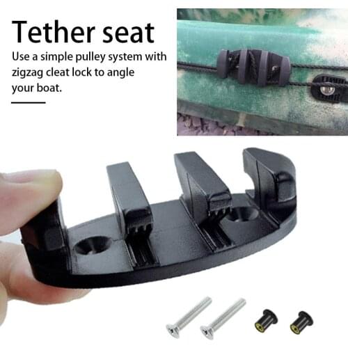 Kayaks Zig Zag Cleat Non-slip Canoe Anchor Trolley Kit Accessories For Kayaks Canoes Boats