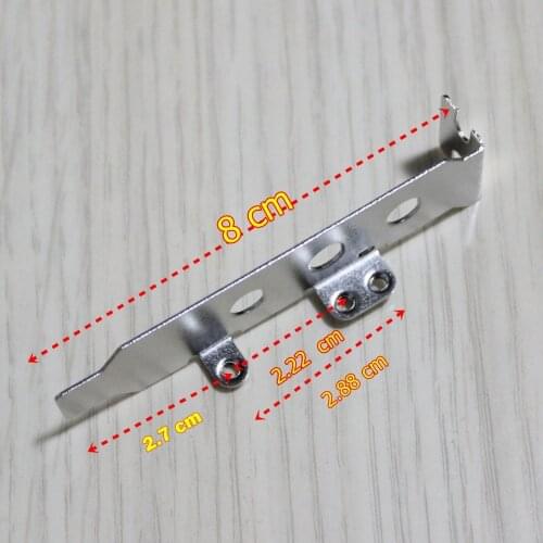 Low Profile Bracket Port Baffle For Notebook Mini PCI express to Desktop PCI-E for Wireless/Wan/3G WAN Card 8cm