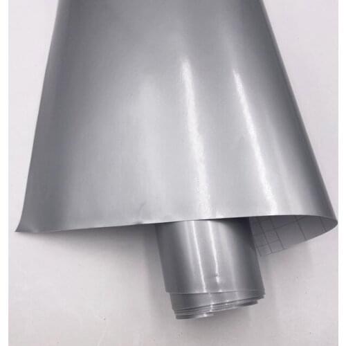 Car styling Silver Bright Glossy Silver Vinyl Car Decal Wrap Sticker Gloss Film Wrap Retail For HOOD Roof Motorcycle Scooter