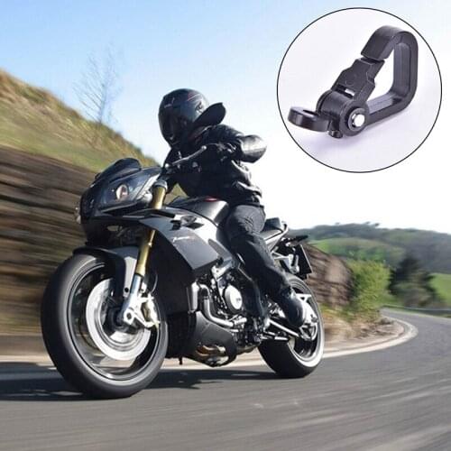 Universal Motorcycle Helmet Spring Lock Hook, Suitable For Motorcycle / Scooter / Off-road Vehicle / Atv/ Four Wheel Aluminum Al