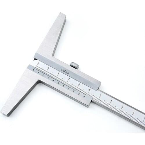 0-150mm 0-200mm 0-300mm Depth Vernier Caliper 0.02mm Steel Metric Gauge Micrometer 6inch 8inch 12inch depth Measuring Tools