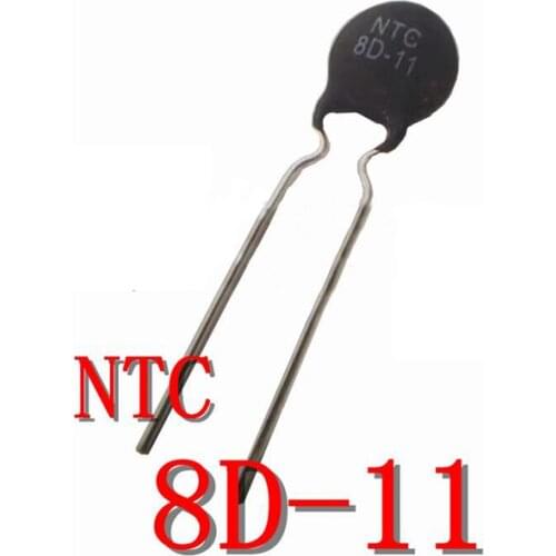 10pcs NTC Thermistor Resistor NTC 8D-11 Thermal Resistor