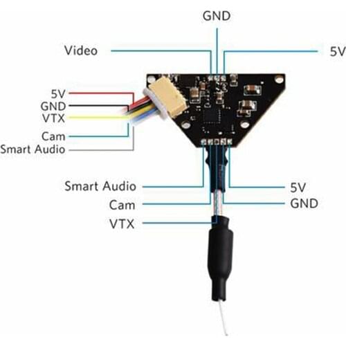 BETAFPV A01 VTX 5.8GHz 40CH 0 25 200mW Switchable VTX Raceband NTSC/PAL RG178 Antenna for FPV BWhoop RC Drone Beta85X Beta75X