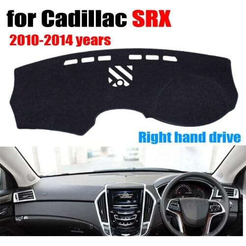 Car dashboard covers for Cadillac SRX 2010-2014 years Right hand drive dashmat pad dash cover auto dashboard accessories