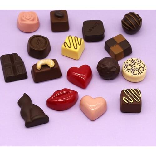 Simulation of food 3d fridge magnets chocolate candy refrigerator home decoration candy model props Food model collection gifts
