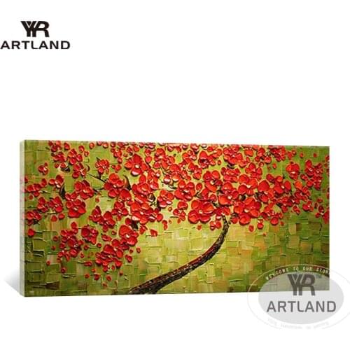 High quality Artist Hand-painted oil painting on canvas Handmade hanging picture wall art for living room home decor no framed