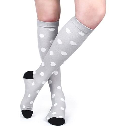 7pcs/set Compression Socks Kit Knee High/Long Polyester Nylon Sports Hosiery Footwear Accessories