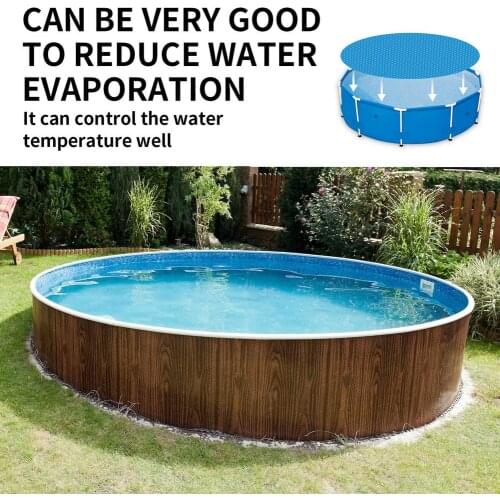 Round Pool Cover Solar Tarpaulin Swimming Pool Protection Cover Heat Insulation Film For Outdoor Pool Accessories