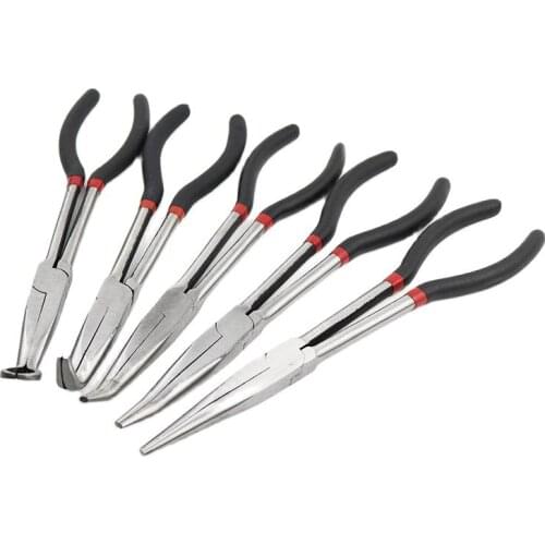 MADALENA SARARA 11"inch 280mm Long Handle Multi-functional Reach Circle Long Nose Straight Bent Pliers