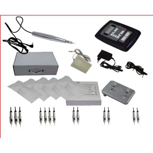 EyebrowLips Kit Permanent Makeup Machine Complete Digital Power Supply Gun Pen Set Cosmetic