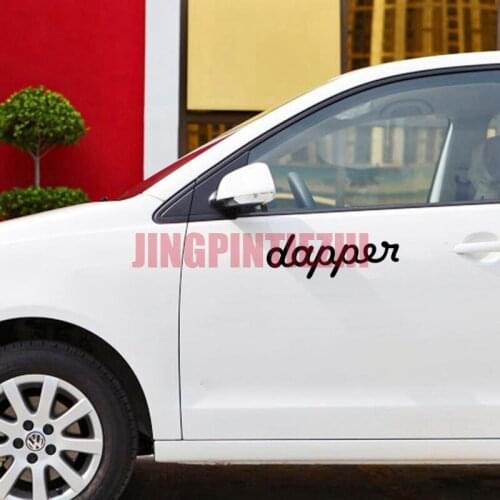 Car Stickers Vinyl Motorcycle Decal Car Window Body Decorative Dapper Funny Car Sticker Vinyl Decal White/black