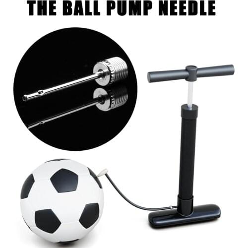 Stainless Steel Pump Pin Sports Ball Inflating Pump Needle For Football Basketball Soccer Inflatable Air Valve Adaptor