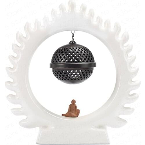 Back flow incense creative fragrance household indoor incense plate decoration incense humanized design