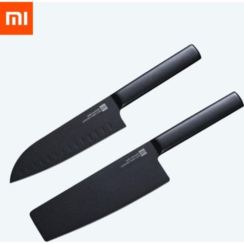 Xiaomi Original Huohou Kitchen Knife Stainless Steel Knife Knives Cook Set 7 Inch Material 50Cr15MoV HRC 55 for Mi Home Dropship