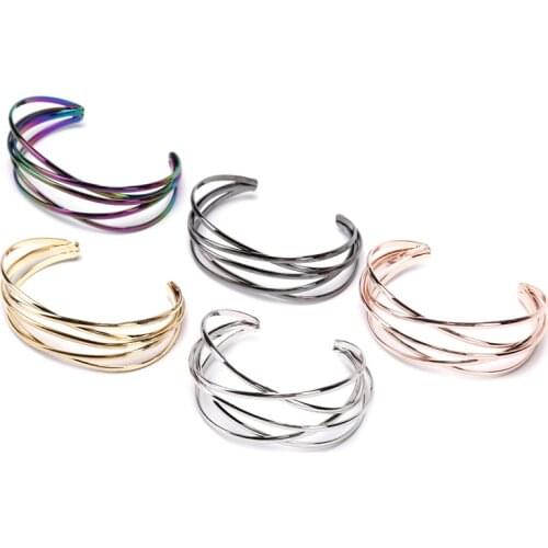 Women Men Alloy Open Big Male Female Bangle Bracelet Fashion Jewelry Hollow Out Wide Cuff Bracelets & Bangles