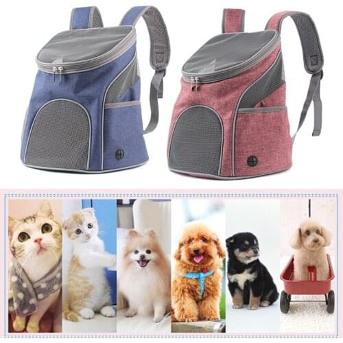 Pet Portable Carrier Backpack Breathable Portable Outing Bag for Dogs/Cats Durable Carrier Outing Pets Accessories