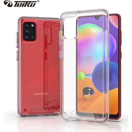 TOIKO Chiron Clear Shockproof Cases for Samsung Galaxy A11 A21 A31 A21s Protective Shell PC TPU Bumper Phone Accessories Cover