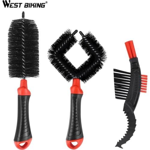 Bicycle Clean Brush MTB mountain bike chain cleaner Wheel Tire spoke Brushes Cleaning Washing Tool Set kit Cycling accessories