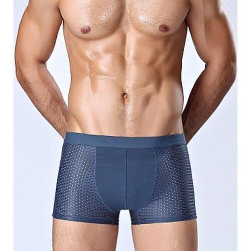 2pieces/lot Bamboo Fiber Mens Boxer Pantie Underpant plus size XXXXL large size shorts breathable underwear 5XL 6XL 7XL 8XL
