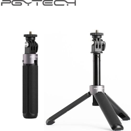 PGYTECH OSMO ACTION /Insta360 one x Extension Pole Mini Tripod Selfie Stick with 1/4 Mount for GoPro SJCAM Camera Accessories