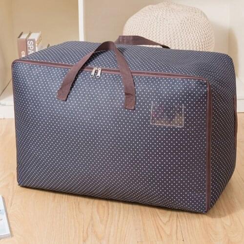 Thicken Oxford Quilt Storage Bag Home Clothes Finishing Bag Toy Sundries Organizer Dust-Proof Closet Bedding Container Washable