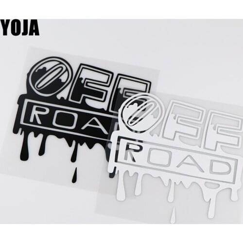 YOJA 15.7X15.8CM OFF ROAD Personality Word Sticker Car Decoration Vinyl Decals ZT4-0070