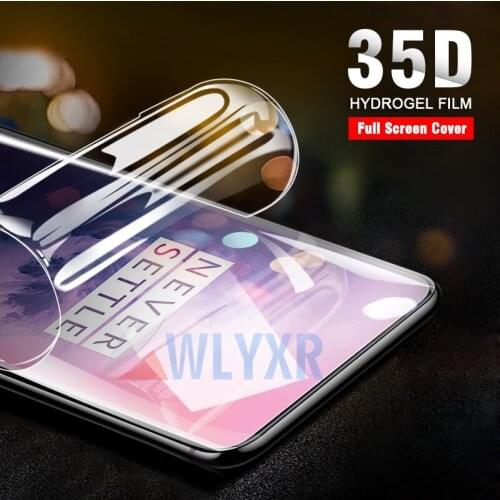 Full Cover Soft Hydrogel Front Film For Oneplus 6T 7 Pro 7 Screen Protector For Oneplus 7Pro 7 6T 5 5T HD Soft Film Not Glass