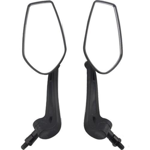 1 Pair Bicycle Rearview Mirror Hose Adjustable Lightweight Motorcycle Handlebar Mirrors Road Bike Scooter Rear View Reflector